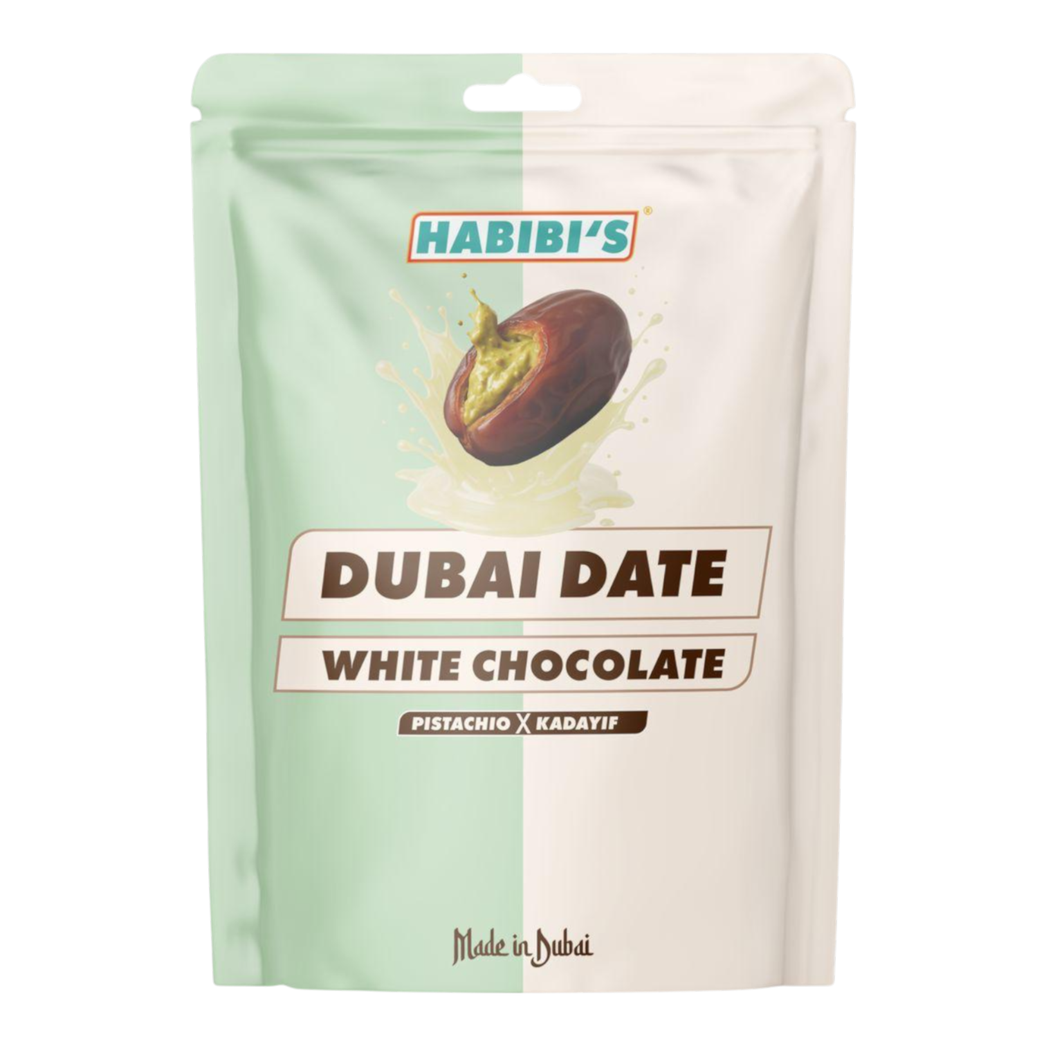 (Karton) Habibi’s – Dubai Date White Chocolate 100g