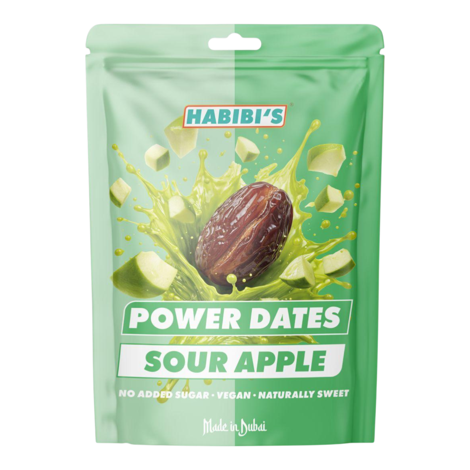 (Karton) Habibi’s – Power Date Sour Apple 100g